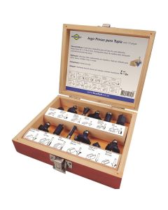 Fresa para Tupia Brasfort Kit com 12 Peças 7894