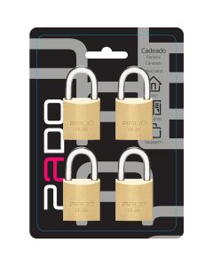 Cadeado Pado Segredo Igual 30mm Blister 4 Peças 51003002