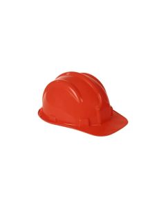 Capacete com Carneira Ledan Plástico Vermelho 2534