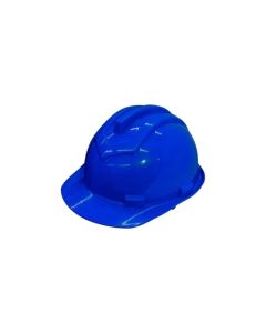 Capacete com Carneira Ledan Plástico Azul 2537