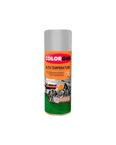 Tinta Spray Colorgin Alta Temperatura - Alumínio 300ml | 5723