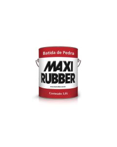 Bate Pedra Maxi Rubber Preta 3.6L 4M032