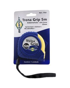 Trena Brasfort Emborrachada Grip 5M/25MM com Trava 7761