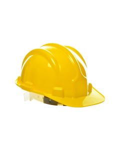 Capacete com Carneira Plastcor Plástico Amarelo 70000463