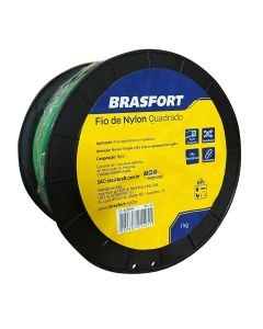 Fio de Nylon Brasfort Quadrado 1.8MM/338M 1KG 9008